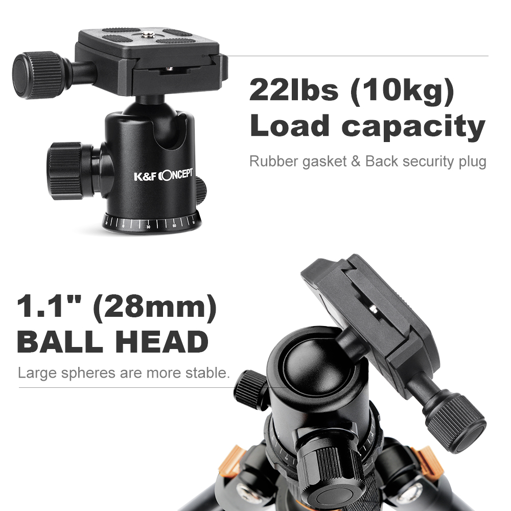 K&F Concept Tripod TM2324 II Aluminium