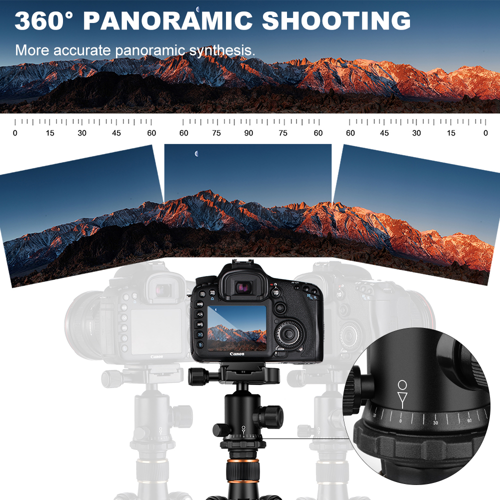 K&F Concept Tripod TM2324 II Aluminium